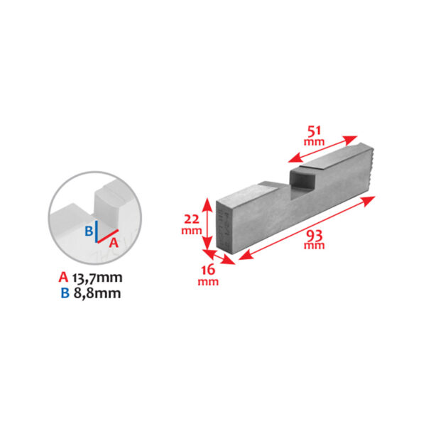 ΣΕΤ ΜΑΧΑΙΡΙΑ 2,1/2″-4″ NPT ΒΙΔΟΛ. TT-100HD