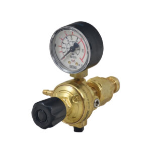 OXYTURBO: ΜΑΝΟΜΕΤΡΟ MINI ARGON/CO2 LP – Φ 50 mm – RANGE 0-6 bar – RED MARK 12L/min=4 bar – G1/8 MALE – WIKA