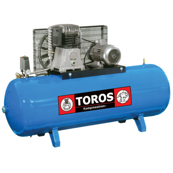 TOROS: ΑΕΡΟΣΥΜΠΙΕΣΤΗΣ ΜΕ ΙΜΑΝΤΑ 500LIT/7,5HP 400V ΥΨΗΛΗΣ ΠΙΕΣΗΣ 15 BAR ΑΕΡΟΦΥΛΑΚΙΟ