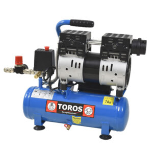 TOROS: ΑΕΡΟΣΥΜΠΙΕΣΤΗΣ OILFREE ΧΑΜΗΛΟΥ ΘΟΡΥΒΟΥ (SILENT) 6LT/1,0HP