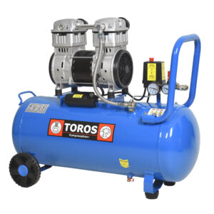TOROS: ΑΕΡΟΣΥΜΠΙΕΣΤΗΣ OILFREE ΧΑΜΗΛΟΥ ΘΟΡΥΒΟΥ (SILENT) 50LT/2,0HP