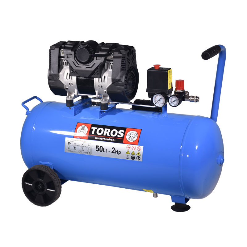TOROS: ΑΕΡΟΣΥΜΠΙΕΣΤΗΣ OILFREE ΧΑΜΗΛΟΥ ΘΟΡΥΒΟΥ (SEMISILENT) 50LT/2,0HP - 10 BAR TOROS: ΑΕΡΟΣΥΜΠΙΕΣΤΗΣ OILFREE ΧΑΜΗΛΟΥ ΘΟΡΥΒΟΥ (SEMISILENT) 50LT/2,0HP – 10 BAR
