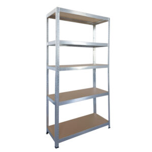 ΡΑΦΙΕΡΑ ΜΕΤΑΛΛΙΚΗ 75x30x172 ΓΑΛΒ. 75kg 5 ΡΑΦΙΑ MDF