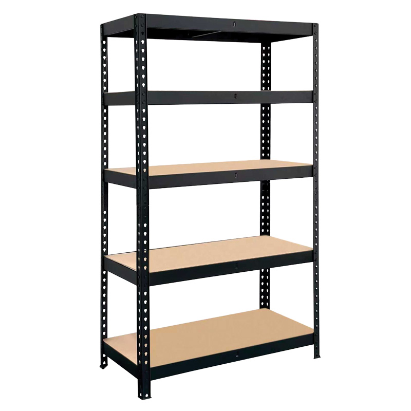 610426_800x800_1 ΡΑΦΙΕΡΑ ΜΕΤΑΛΛΙΚΗ 120x40x180cm ΜΑΥΡΗ, 210kg 5 ΡΑΦΙΑ MDF