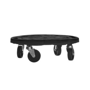 A/P: ΠΛΑΤΦΟΡΜΑ DOLLY ΣΤΡΟΓΓΥΛΗ ΠΛΑΣΤΙΚΗ Φ 400mm ΜΕΤΑΦΟΡΑΣ 275Kg