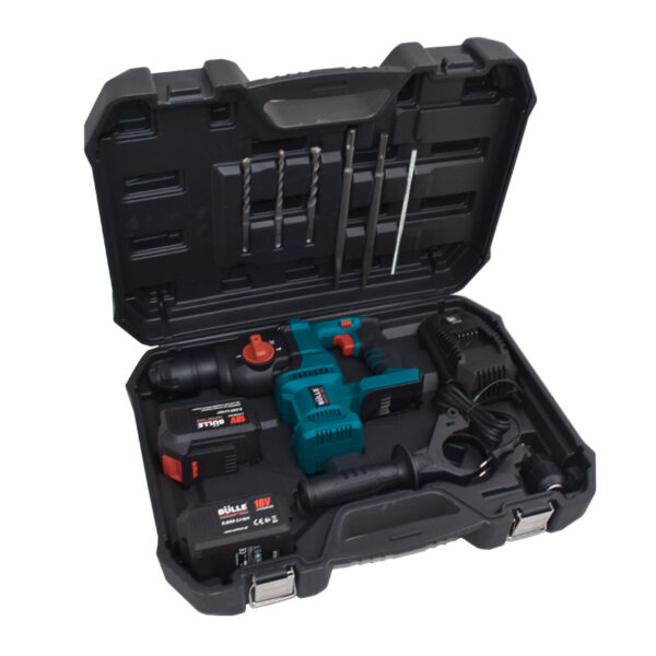 BULLE: ΠΙΣΤΟΛΕΤΟ ΜΠΑΤΑΡΙΑΣ (BRUSHLESS) 18V  SDS-PLUS, 4 ΛΕΙΤΟΥΡΓΙΩΝ ΜΕ 2 ΜΠΑΤΑΡΙΕΣ 5Ah
