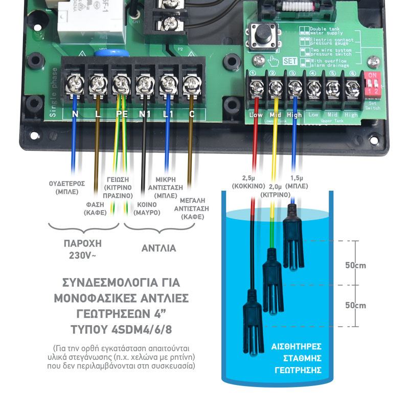63589_800x800_3 KRAFT: ΗΛΕΚΤΡΟΝΙΚΟΣ ΠΙΝΑΚΑΣ ΥΠΟΒΡΥΧΙΩΝ ΑΝΤΛΙΩΝ 4″ 230V ΜΕ LCD ΟΘΟΝΗ