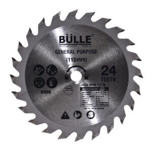 BULLE: ΔΙΣΚΟΣ ΚΟΠΗΣ ΞΥΛΟΥ 24 ΔΟΝΤΙΩΝ 115x9.5 mm