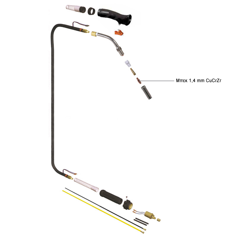 ΑΚΡΟΦΥΣΙΟ (ΜΠΕΚ) CuCrZr D1.4mm ΤΣΙΜΠΙΔΑΣ MIG N40 & NW501 ΑΚΡΟΦΥΣΙΟ (ΜΠΕΚ) CuCrZr D1.4mm ΤΣΙΜΠΙΔΑΣ MIG N40 & NW501