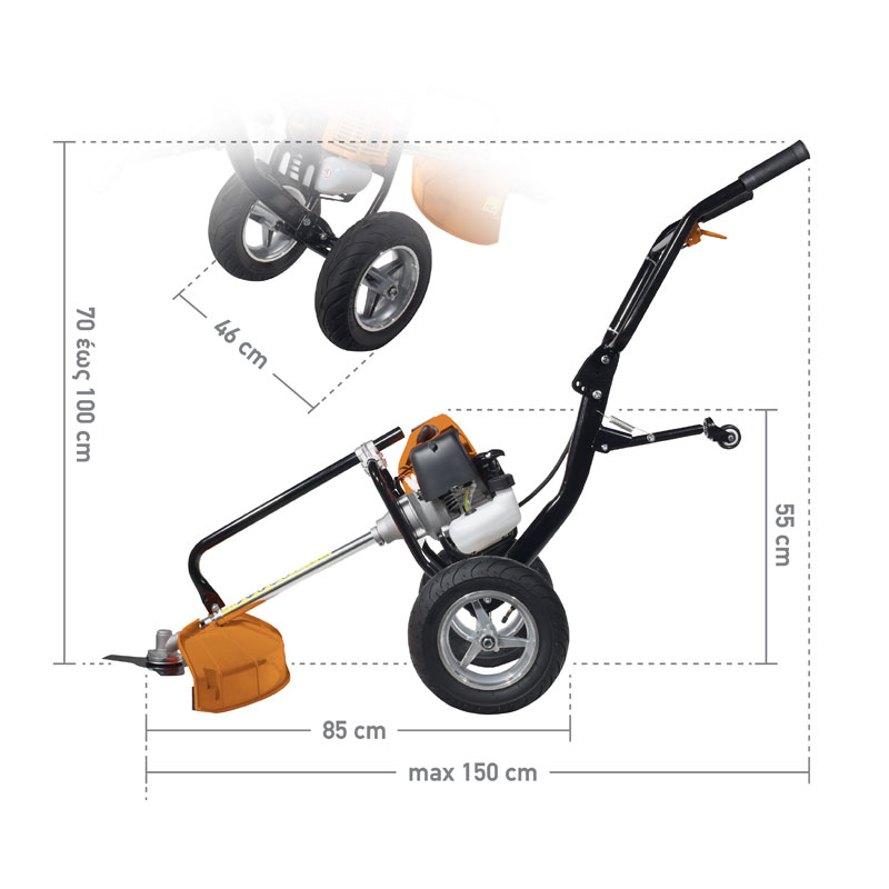 691061_800x800_12 KRAFT: ΘΑΜΝΟΚΟΠΤΙΚΟ ΒΕΝΖΙΝΟΚΙΝΗΤΟ 62cc ΤΡΟΧΗΛΑΤΟ