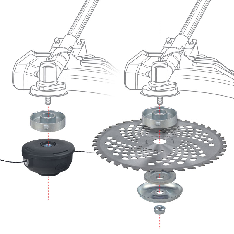 691177_800x800_9 KRAFT: ΘΑΜΝΟΚΟΠΤΙΚΟ ΜΠΑΤΑΡΙΑΣ BRUSHLESS 40V 2x4Ah