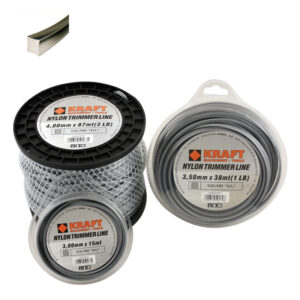 KRAFT: ΜΕΣΙΝΕΖΑ - ΝΗΜΑ ΚΟΠΗΣ ΤΕΤΡΑΓΩΝΗ ΑΛΟΥΜΙΝΙΟΥ SQUARE "ALU'' Φ 4.00mm ΣΥΣΚΕΥΑΣΙΑ 29 ΜΕΤΡΑ (450 gr)