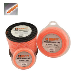 KRAFT: ΜΕΣΙΝΕΖΑ - ΝΗΜΑ ΚΟΠΗΣ ΤΕΤΡΑΓΩΝΗ ΕΛΙΚΟΕΙΔΗΣ TWIST ''D-TWIST'' Φ 3.00mm ΣΥΣΚΕΥΑΣΙΑ 72 ΜΕΤΡΑ (450 gr)